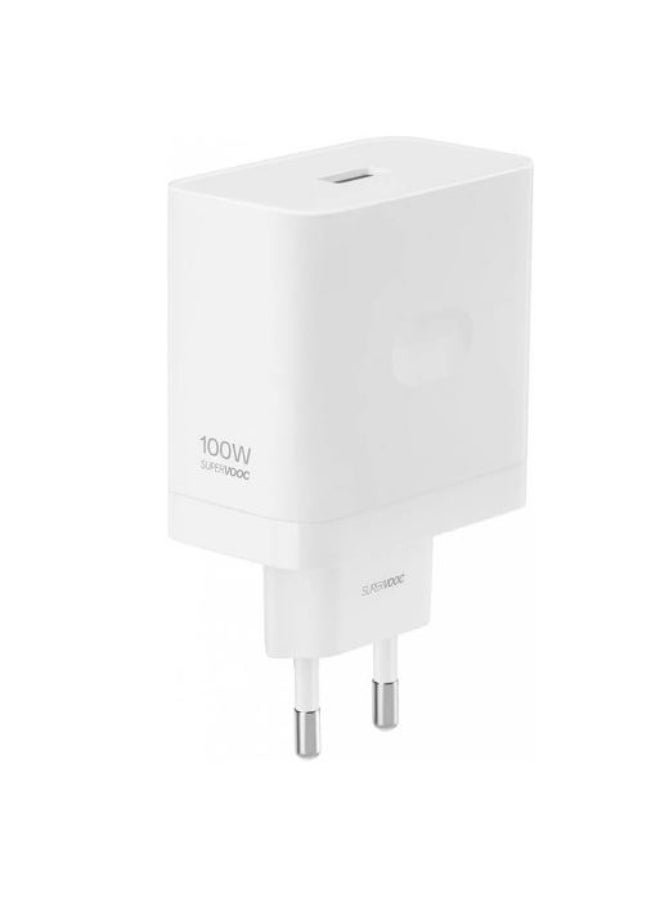 100W Supervooc Charger for 1+ 13 13R Nord 4 CE 4 Lite 8A Warp Charger Block Replacement with 8A Warp Charge Cable 1M USB Wall Plug UK Power Adapter for 1+ 12 12R 11 10 Pro OPPO A78 A38 (White)