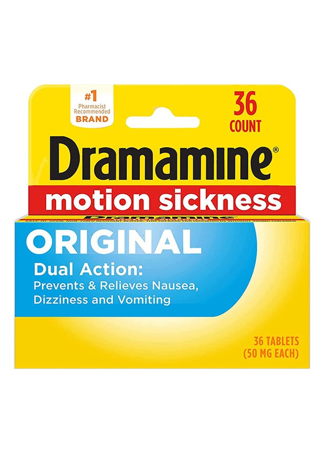 Motion Sickness Relief Formula 36 Count