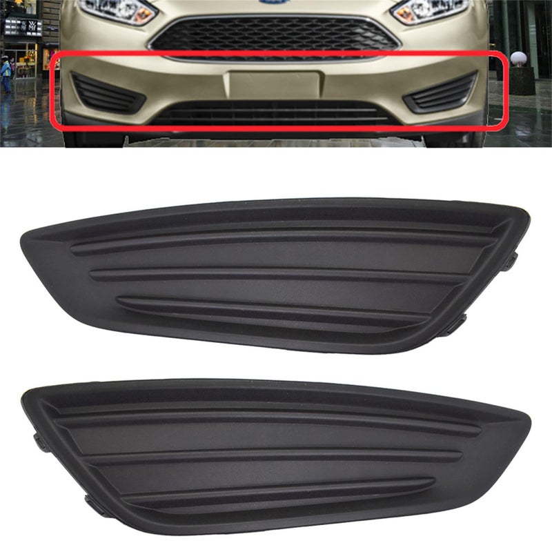 1 Pair Fog Light Lamp Covers LH and RH Replacement for Focus 2015 2016 2017 2018