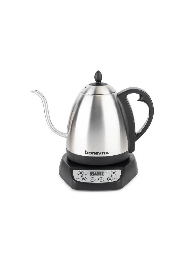 Bonavita - Electric Gooseneck Coffee Kettle I Adjustable temperature I Stainless Steel I Digital Display I 1 Liter - Image 1