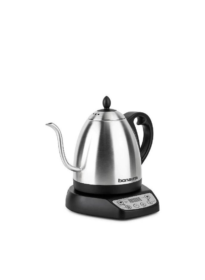 Bonavita - Electric Gooseneck Coffee Kettle I Adjustable temperature I Stainless Steel I Digital Display I 1 Liter - Image 1