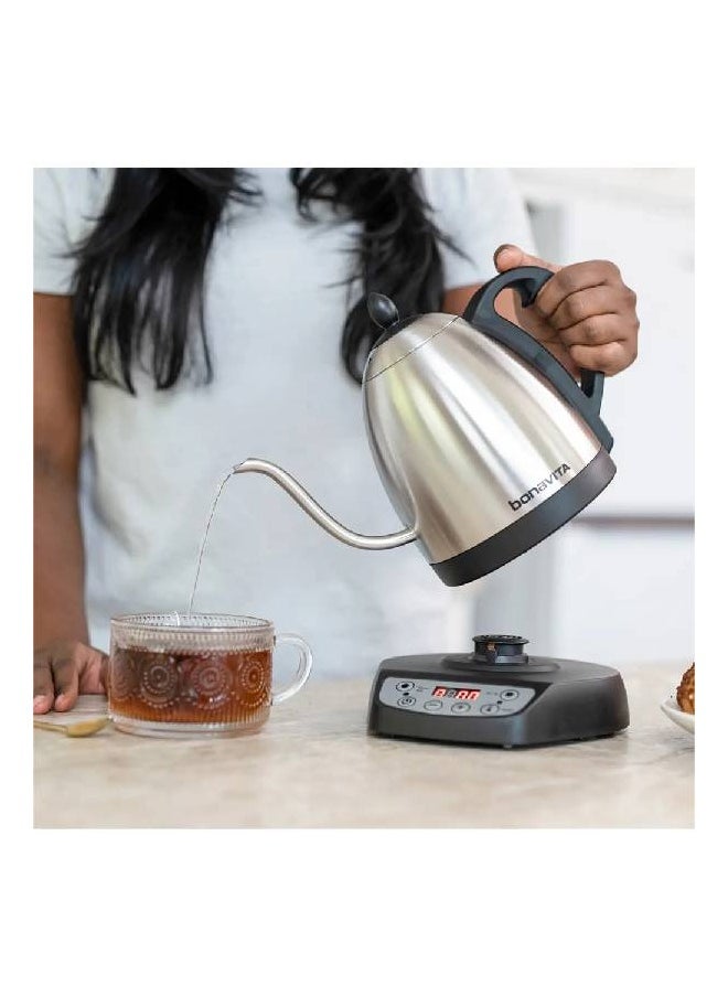 Bonavita - Electric Gooseneck Coffee Kettle I Adjustable temperature I Stainless Steel I Digital Display I 1 Liter - Image 1