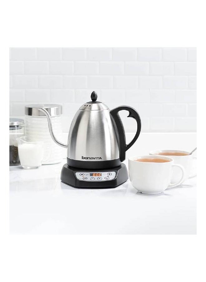 Bonavita - Electric Gooseneck Coffee Kettle I Adjustable temperature I Stainless Steel I Digital Display I 1 Liter - Image 1