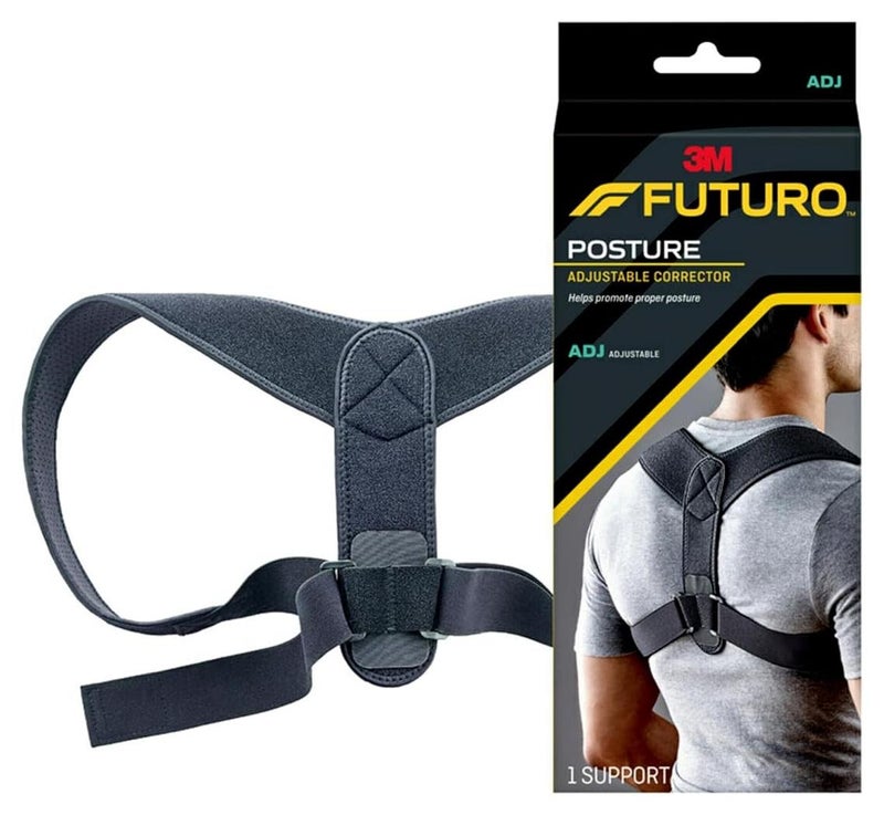 FUTURO مصحح وضعية FUTURO يناسب الرجال والنساء يساعد في تعزيز الوضعية الجيدة دعم الظهر مطور من قبل الأطباء قابل للتعديل - Image 1