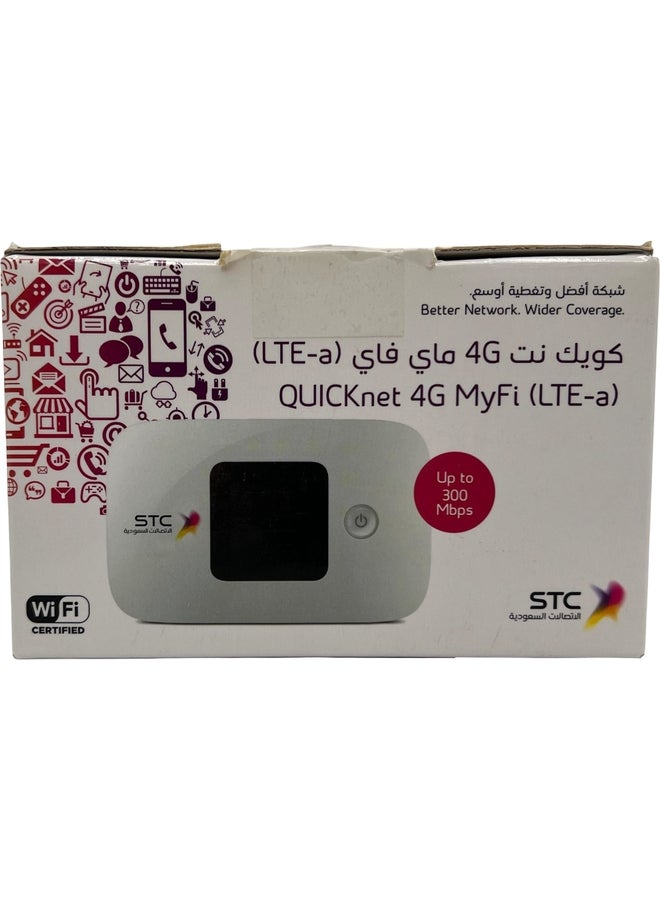 STC Renewed - E5786s-63a Quicknet MyFi 4G Mobile Router – LTE Cat6 Up to 300 Mbps, Unlocked (STC / Mobily / Zain) white - Image 3