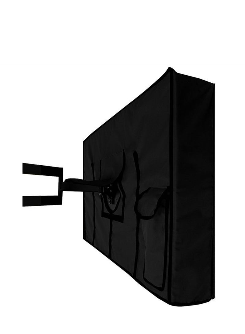 Generic Outdoor Waterproof and Weatherproof TV Cover for 60 to 65 inch Outside Flat Screen TV - Cover Size 57''W x 37''H x 5''D Compatible with 60-65 inch LCD LED TV  - Image 5