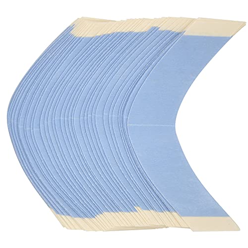 coloryoung Wig Tape Strips 36 Pieces Double Sided Bonding Clear Adhesive Tape for Lace Wig Toupee Hairpiece(A Contour) - Image 1