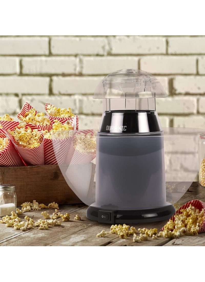 Duronic - POP50 Popcorn Maker | 50g Capacity | Electric Hot Air Cooking | Low-Calorie - Image 1