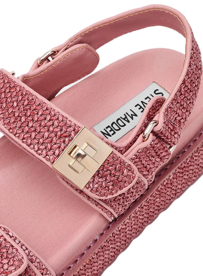 Steve Madden Bigmona Women's Dusty Pink Flat Sandals