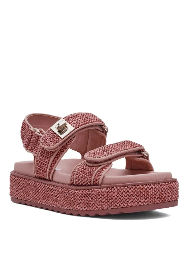 Bigmona Women's Dusty Pink Flat Sandals