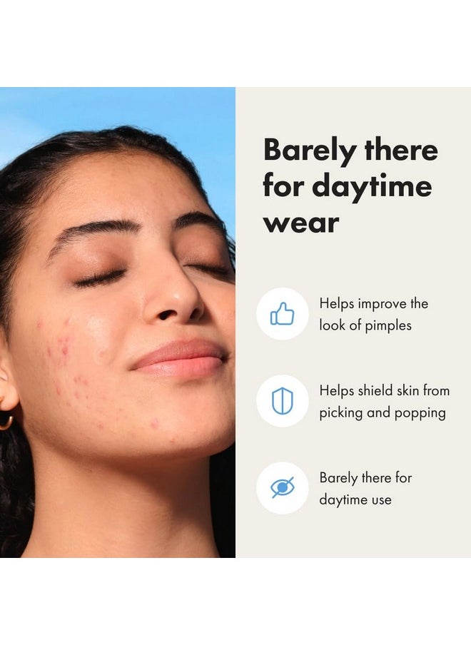 Hero Cosmetics Hero Cosmetics Mighty Patch™ Mini Invisible+ Patches - Extra Small Daytime Hydrocolloid Acne Pimple Patches for Covering Zits and Blemishes, Blends Into Skin and Barely There (30ct 10mm Patches)  - Image 4