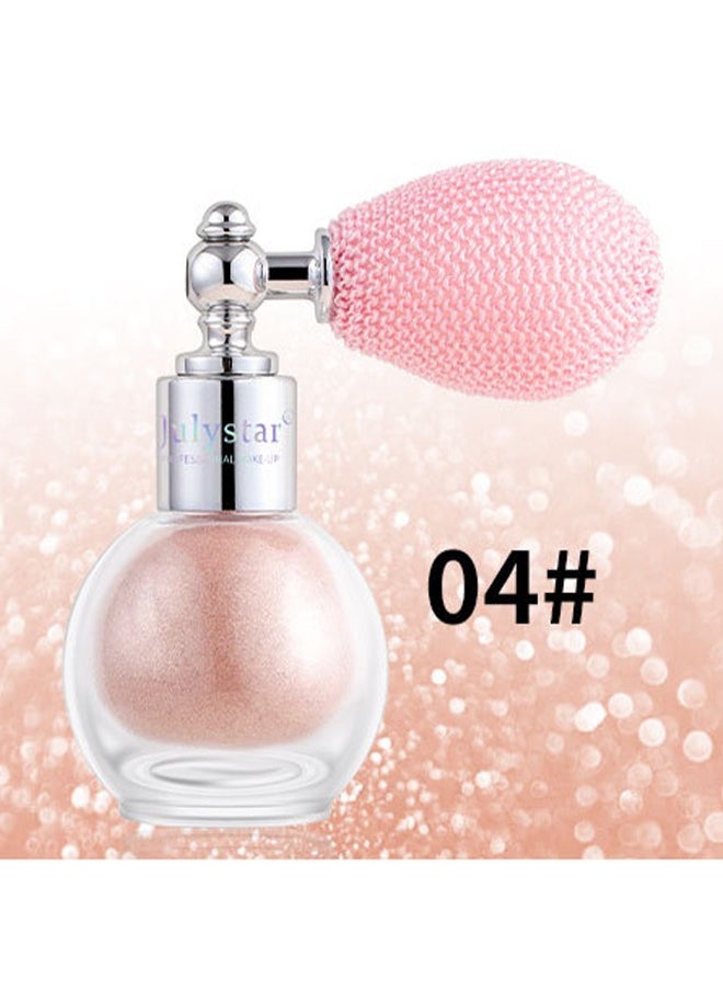 Julystar - Fairy Highlight , Facial Contouring Fine Shimmering Liquid Highlighter, Long-Lasting Sweatproof Stage Makeup Glitter Highlighter Powder Body Spray - #04 - Image 1