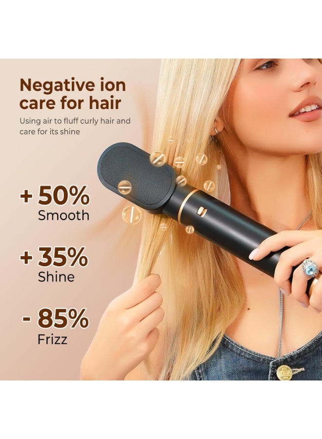 0TO1 TECH Blow Dryer Brush, 5 in 1 Upgrade Hair Dryer Brush Air Curler Air Curling Wrap Styler, Detachable Hot Air Brush Negative Ion Curling Brush Iron, Hair Styling Tools for Drying Curling Straightening - Image 3