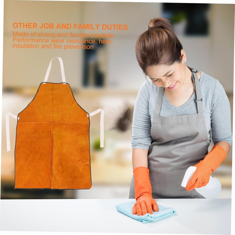 DOITOOL Heat Insulation Welding Apron Electric Welding Clothing Apron Men's Women's Fireproof - Image 3