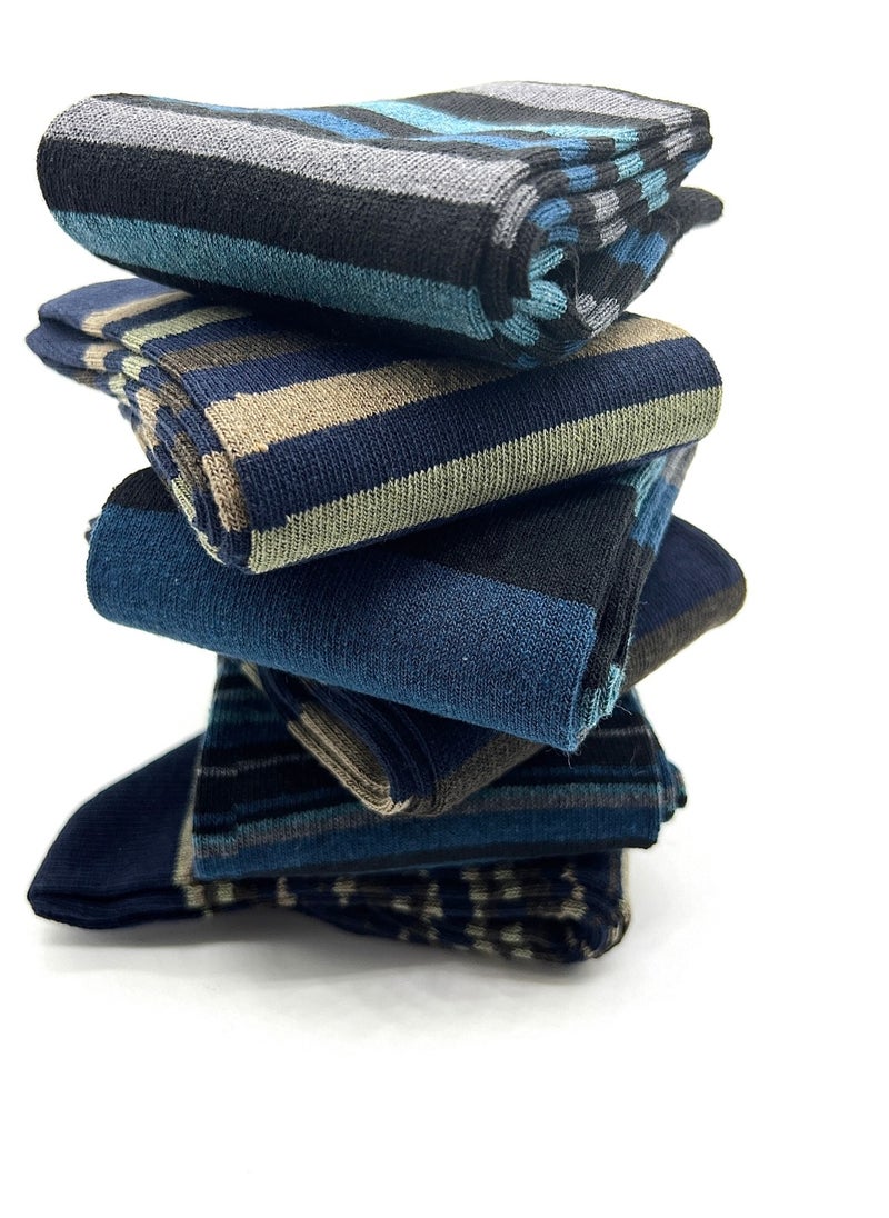 Ciho Socks - 6 Pairs Cotton Men's Classic, Daily, Casual Socks - Image 1