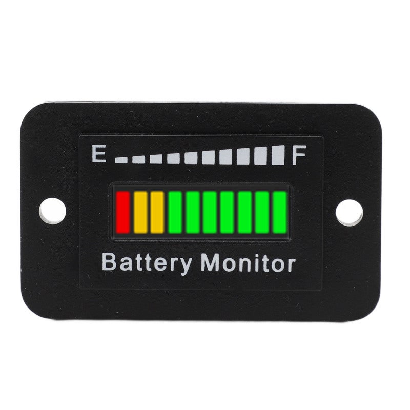 LED Battery Monitor Meter 12V-72V IP65 Waterproof Dustproof 3-Color LED Power Indicator - Real-Time Battery Fuel Gauge for Golf Carts Forklifts Lawn Mowers - Image 5