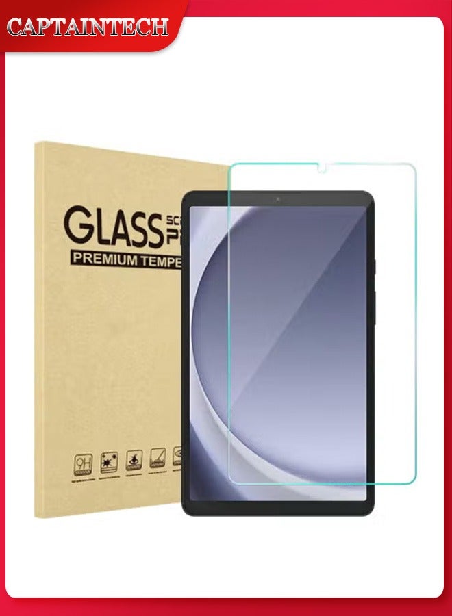 Captaintech Protector for Samsung Galaxy Tab A9 8.7-Inch 2023 with Easy Installation Frame Tempered Glass Film HD Clear 1-Pack - Image 1
