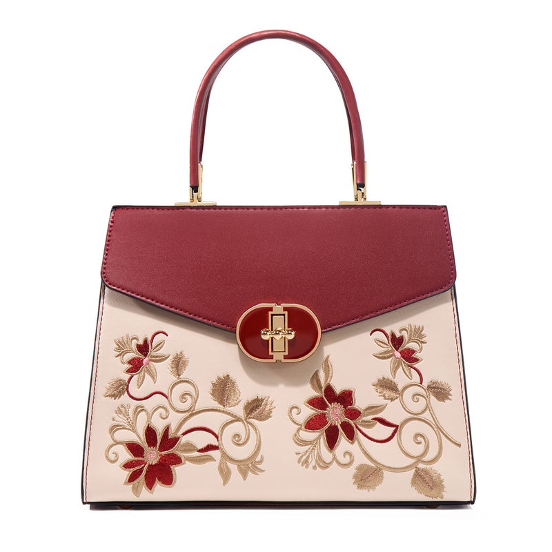 Mother'S Day Gift For Mother Large Capacity Handbag Women'S Mother'S Bag Atmospheric High-End Embroidered Women'S Bag - Image 1
