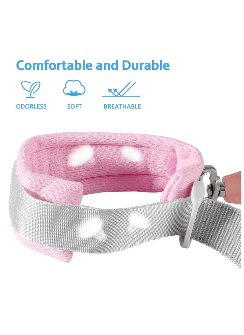 Anti Lost Wrist Link For Kids, Pink, 6.56 Ft
