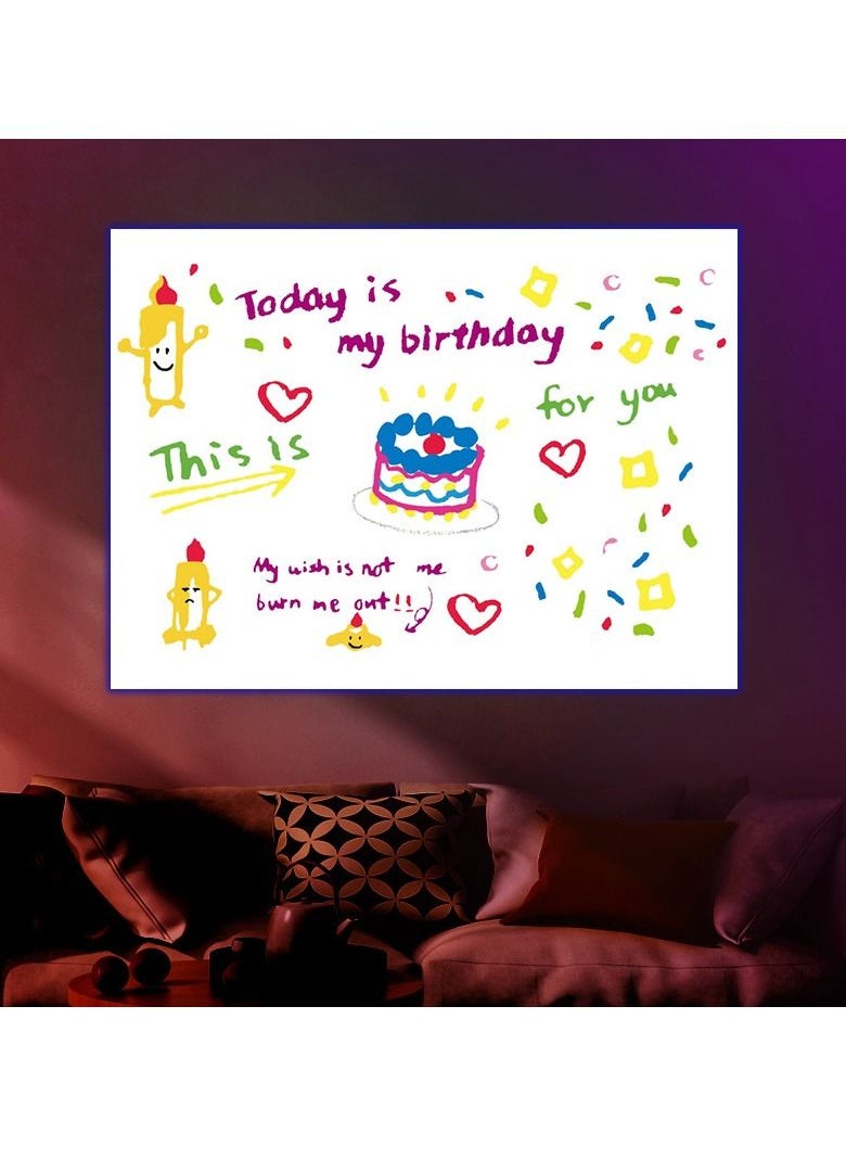 Generic Birthday Party Projector Lamp Birthday Atmosphere Light Decoration  - Image 3