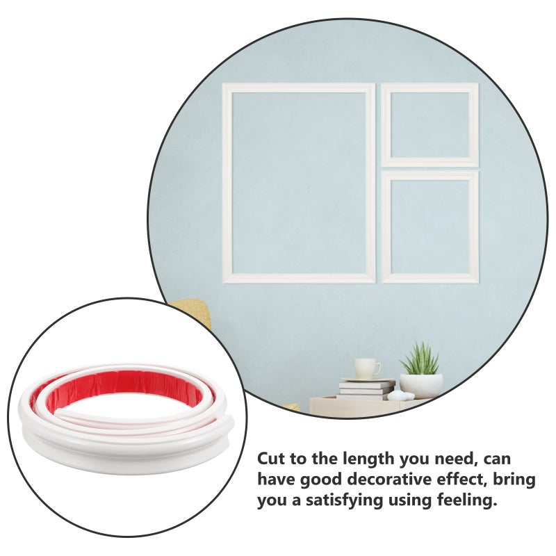1 Roll Corner Molding Trim Strip Peel and Stick Trim Wall Corner Molding Trim - Image 2