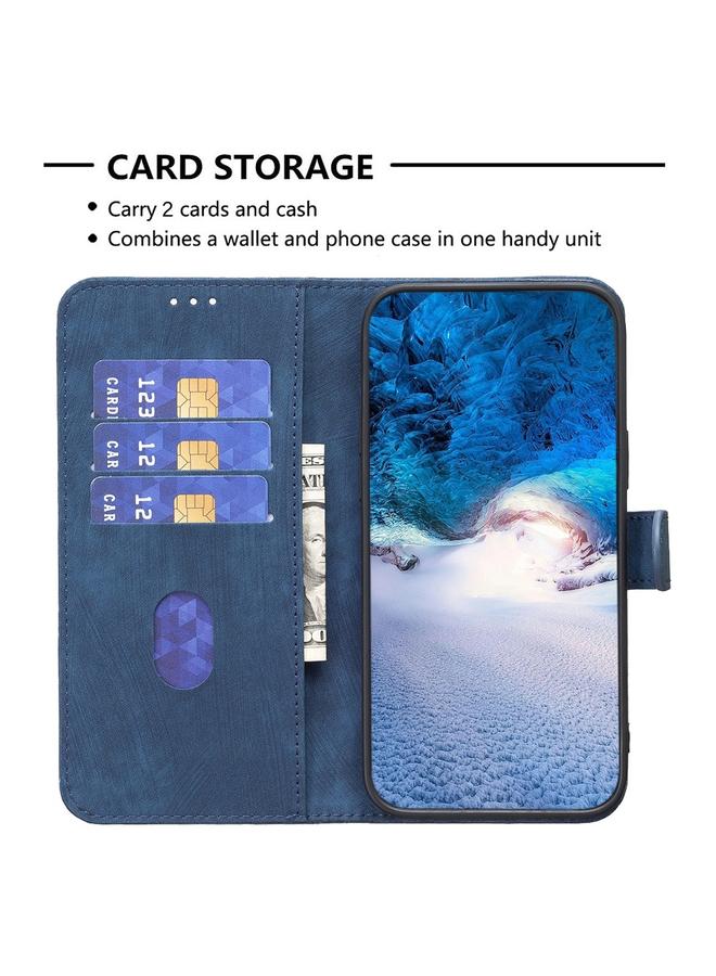 Zaboon Case For iPhone 13 Plaid Embossed Leather Phone Case - Image 4