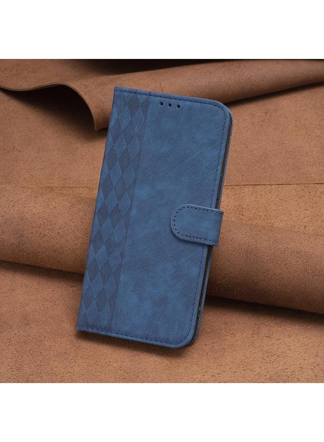 Zaboon Case For iPhone 13 Plaid Embossed Leather Phone Case - Image 2