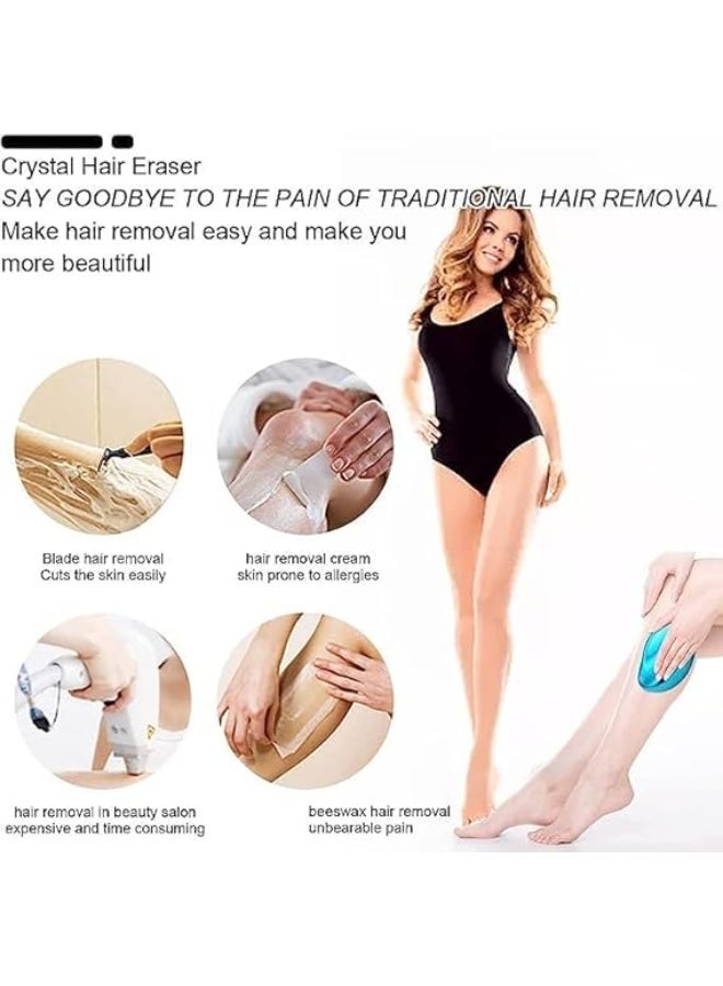 MIRFA Reusable Crystal Hair Remover Epilator (Sky Blue) - Image 5