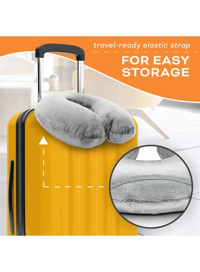 Crafty World Comfortable Travel Pillow, Get Wrapped in Extreme Comfort with the Comfort Master Neck Pillow, a Memory Foam Pillow that Provides Relief and Support for Travel, Home, Neck Pain, and Many More - Image 5