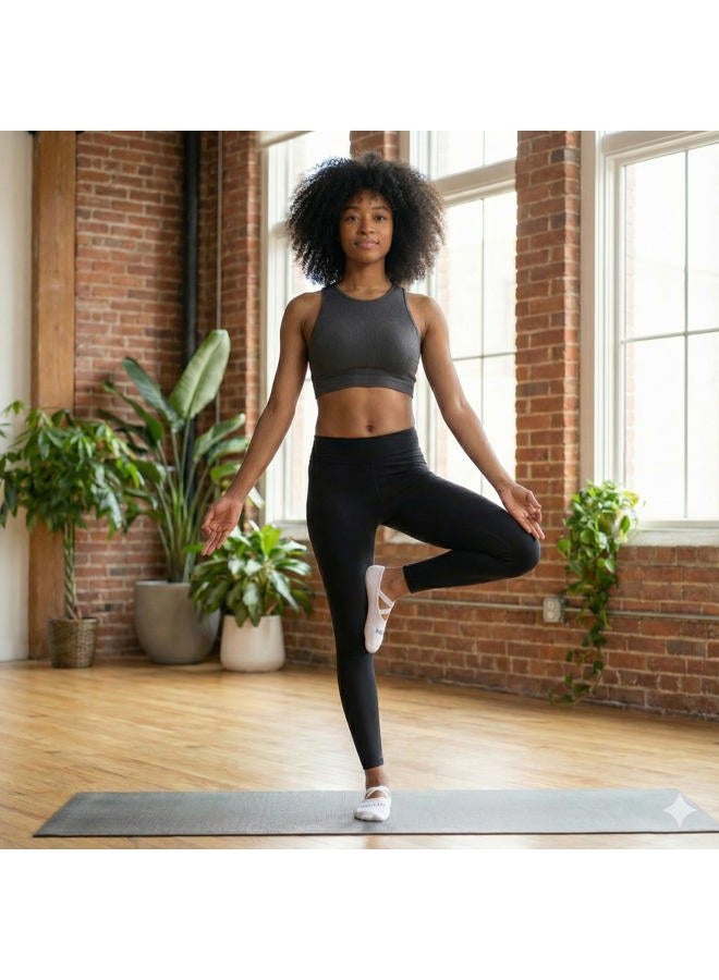 Balanced Yoga Stuff 3 Packs Non-Grip Yoga & Pilates Socks - Image 3