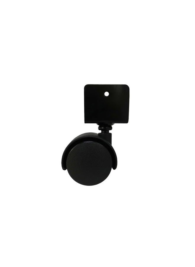 Shepherd Hardware - 9420 1-5/8-Inch Office Chair Caster, Twin Wheel, 11/16-Inch U-Bracket, 40-lb Load Capacity, 2-Pack , Black - Image 1