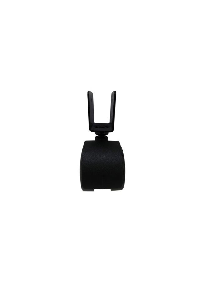 Shepherd Hardware - 9420 1-5/8-Inch Office Chair Caster, Twin Wheel, 11/16-Inch U-Bracket, 40-lb Load Capacity, 2-Pack , Black - Image 1