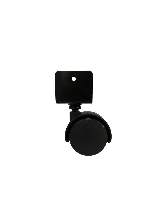 Shepherd Hardware - 9420 1-5/8-Inch Office Chair Caster, Twin Wheel, 11/16-Inch U-Bracket, 40-lb Load Capacity, 2-Pack , Black - Image 1