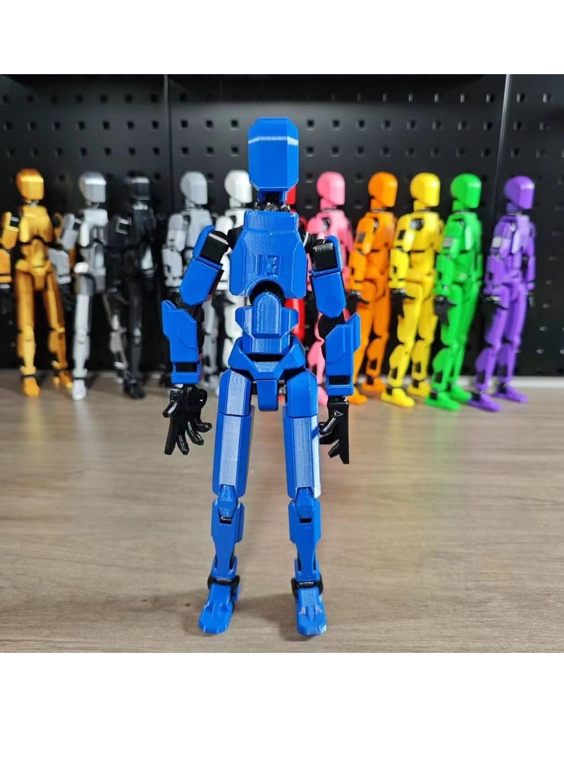 Assembly Completed-Titan 13 Action Figure, Upgrade T-Robot 13 Action Figures, New Dummy Robot 13, 3D Printed Multi Action Figure Set,Creative Gifts for Children Adults