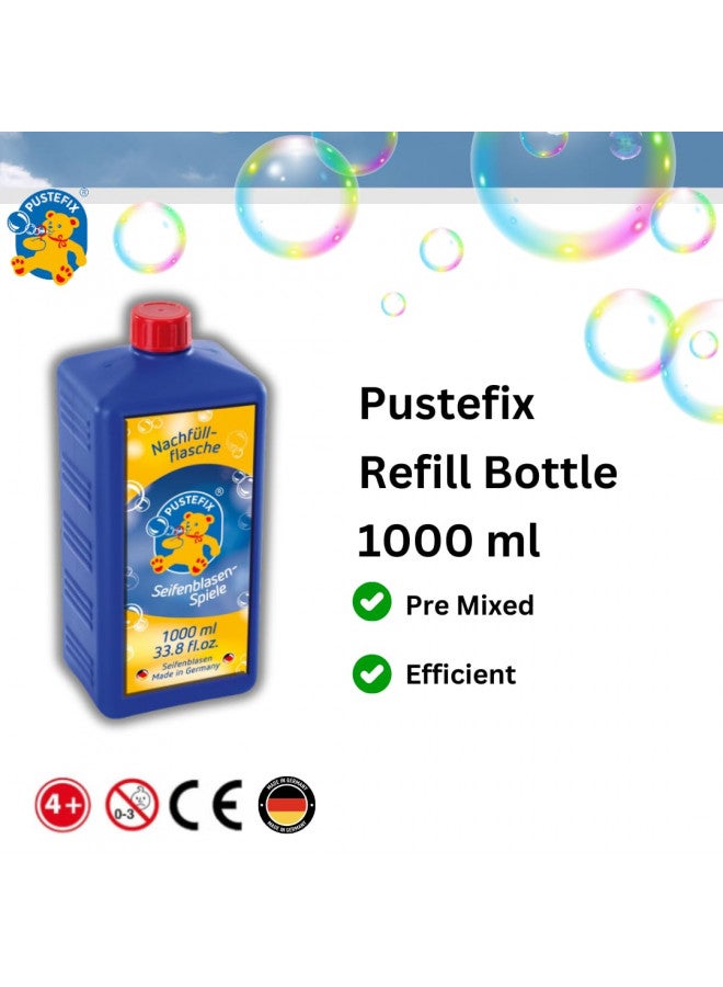 PUSTEFIX 33.8 oz Refill Bottle of Pustefix Liquid Bubble Blowing Soap Solution, 1000ml - Image 4