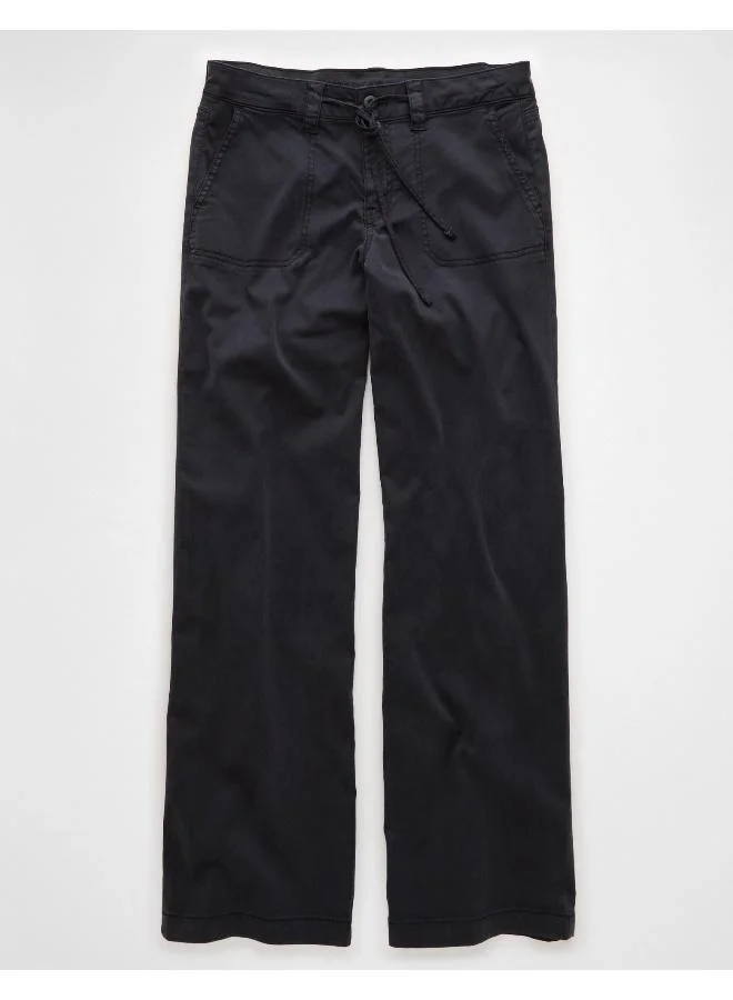 American Eagle AE Stretch Low-Rise Baggy Wide-Leg Pant