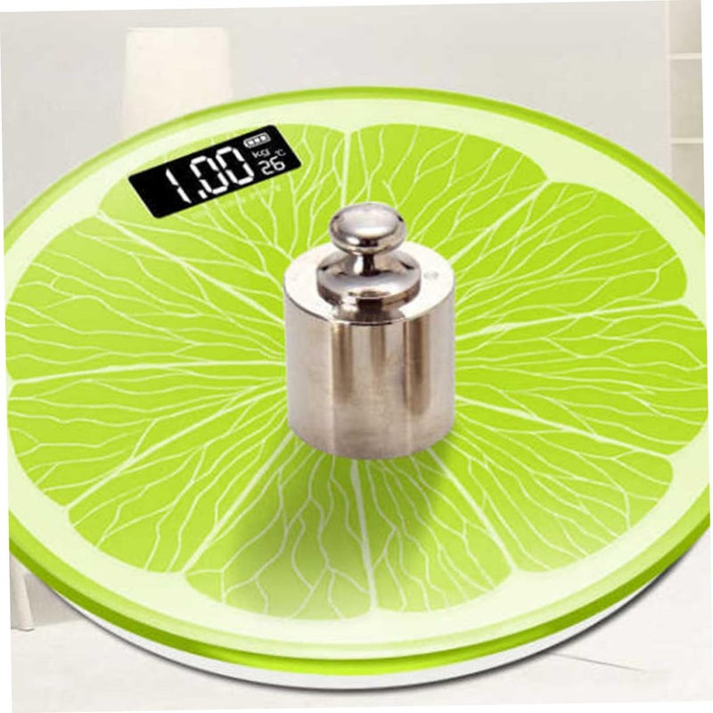 Lemon High Precision Electronic Body Scale Non Slip Accurate Health Weighing Tool Black - Image 5