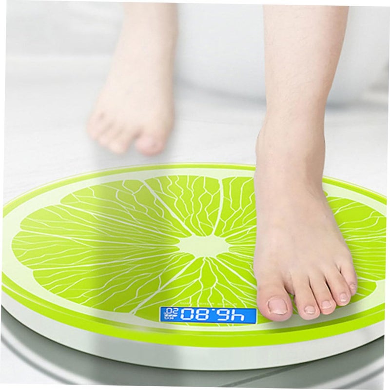 Lemon High Precision Electronic Body Scale Non Slip Accurate Health Weighing Tool Black - Image 4
