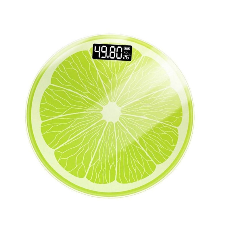 Lemon High Precision Electronic Body Scale Non Slip Accurate Health Weighing Tool Black - Image 2