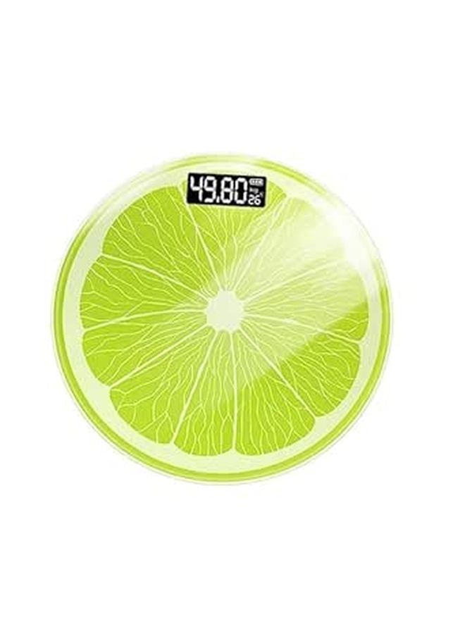Lemon High Precision Electronic Body Scale Non Slip Accurate Health Weighing Tool Black - Image 1
