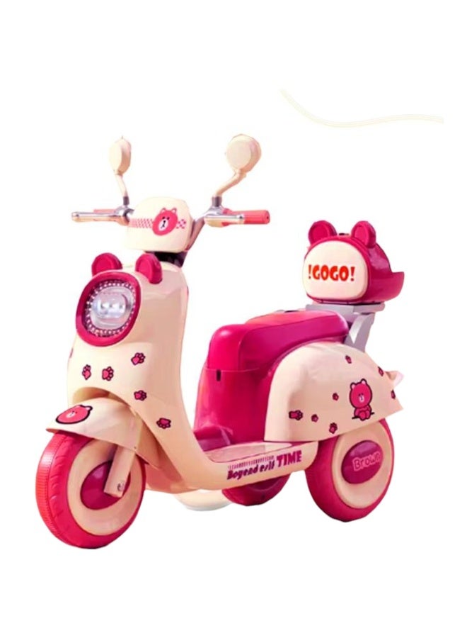 Toy Box Children Electric Scooter Ride On Battery Powered 3 Wheel Motorbike For Kids 2 And Up - Image 1