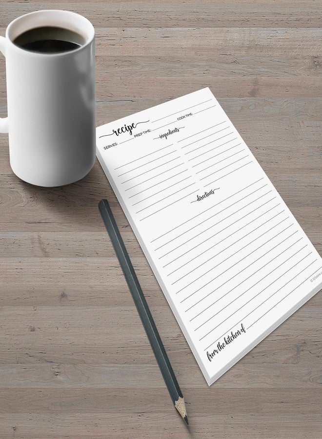 321 دن ورق وصفات 321Done أبيض، 5.5 × 8.5 بوصة، عبوة من 50 ورقة، صنع في الولايات المتحدة الأمريكية، ورق وصفات فارغ لكتابة وصفاتك الخاصة، صفحات إعادة تعبئة بحجم نصف ورقة بحجم الرسالة، مناسبة لمجلدات الوصفات، وصناديق الوصفات، ومنظم الوصفات - Image 5