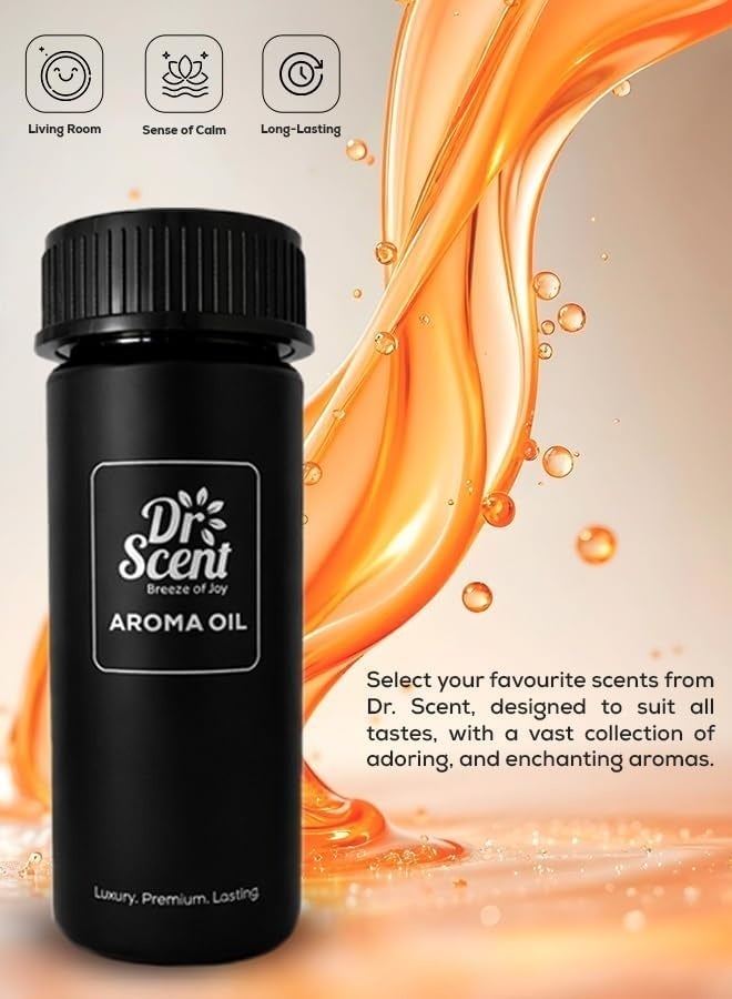 Dr Scent Diffuser Aroma Leather | Feel the Distinctive Notes of dry wood, juniper berries, and mate, with a hint of amber (500ml) - Image 5