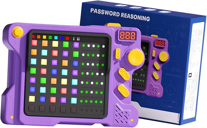 آلة فك الشفرة الأرجوانية للعلوم والتكنولوجيا والهندسة والرياضيات لعبة ألغاز لتطوير مهارات التفكير النقدي - Image 1