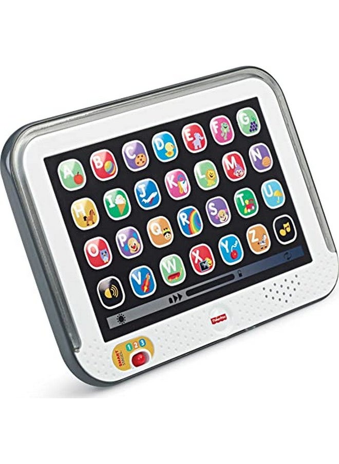 Fisher-Price Laugh & Learn Toddler Learning Toy Smart Stages Tablet With Educational Music & Lights For Ages 1+ Years Gray  - Image 1