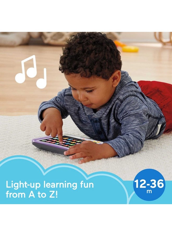 Fisher-Price Laugh & Learn Toddler Learning Toy Smart Stages Tablet With Educational Music & Lights For Ages 1+ Years Gray  - Image 3
