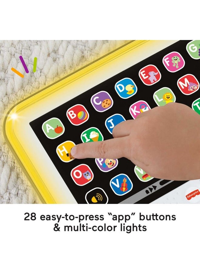 Fisher-Price Laugh & Learn Toddler Learning Toy Smart Stages Tablet With Educational Music & Lights For Ages 1+ Years Gray  - Image 5
