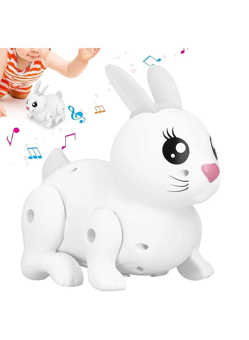 Electronic Jumping & Walking Bunny Toy | Battery Operated Rabbit with Sweet Sounds | Soft & Fun Animal Toy for Toddlers & Kids  - Image 1