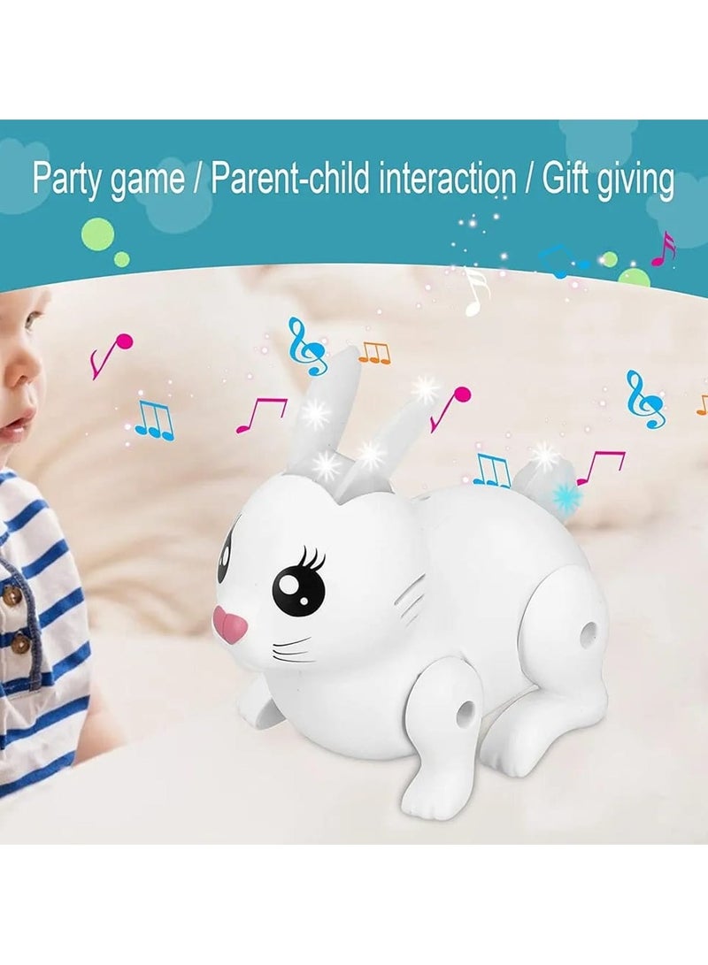 Electronic Jumping & Walking Bunny Toy | Battery Operated Rabbit with Sweet Sounds | Soft & Fun Animal Toy for Toddlers & Kids  - Image 5