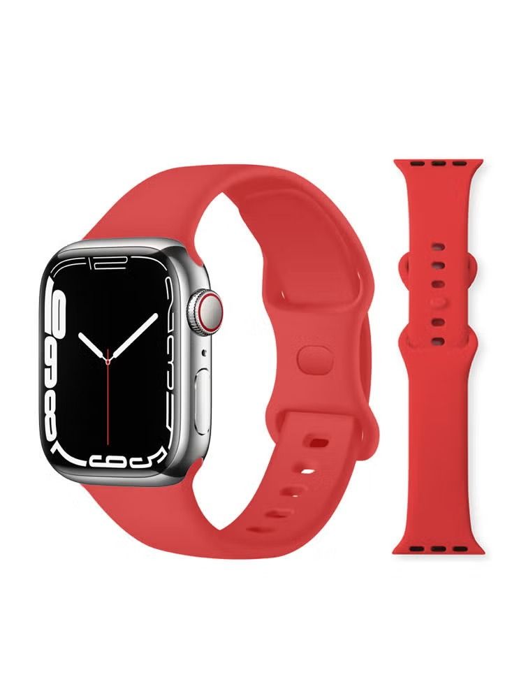 Zaboon Infinity Solid Silicone Replacement Band for Apple Watch 41/40/38mm Series 7/6/5/4/SE - Image 1